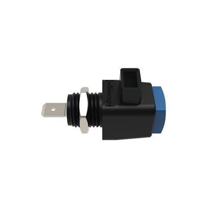 Schutzinger 12.5mm Blue Terminal Post, 300V, 16A, Pg 7 Thread [RS ESD 798 / BL]; 609-395