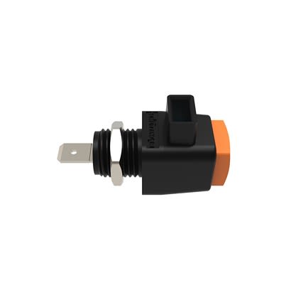 Schutzinger 12.5mm Orange Terminal Post, 300V, 16A, Pg 7 Thread [RS ESD 798 / OR]; 609-400