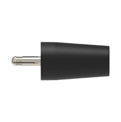 Schutzinger Black Female Banana Connector, 4 mm Connector, Screw Termination, 32A, Nickel Plating [RS SURB 2112 Ni / SW]; 609-420