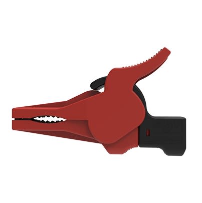 Schutzinger Crocodile Clip 4 mm Crocodile Clip Connection, Nickel Plated Contact, 32A, Red [RS SAK 9230 Ni / RT]; 609-447