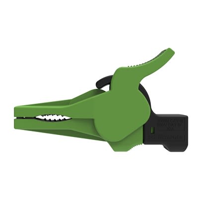 Schutzinger Crocodile Clip 4 mm Crocodile Clip Connection, Nickel Plated Contact, 32A, Green [RS SAK 9230 Ni / GN]; 609-450