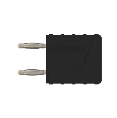 Schutzinger Black Male Banana Connector, 2mm Connector, Socket Termination, 12A, 30 V ac, 60 V dc, Nickel Plating [RS KURZ 10-2 IG MB Ni / SW]; 609-456