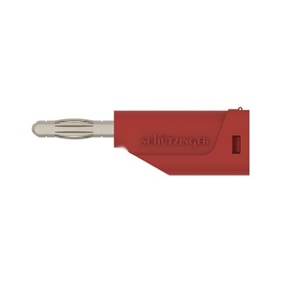 Schutzinger Red Male Banana Connector, 4 mm Connector, Screw Termination, 30 V ac, 60 V dc, Nickel Plating [RS FK 15 S Ni / RT]; 609-466