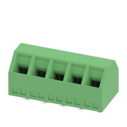 Phoenix Contact PCB Terminal Block, 5-Contact, 5mm Pitch, Wave Soldering, 1-Row, Plug In, Screw Termination [1869091]; 609-784
