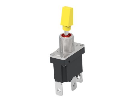 TE Connectivity Toggle Switch, Panel Mount, On-None-(On), Single Pole, Screw Terminal, 250V ac [DST12SY353]; 609-806