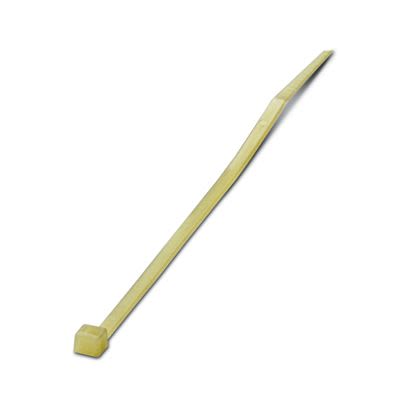 Phoenix Contact Cable Ties, Standard, 140mm x 3.6 mm, Clear Polyamide, Pk-100 [3240782]; 609-877