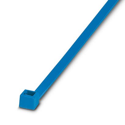 Phoenix Contact Cable Ties, Standard, 140mm x 3.5 mm, Blue Polyamide, Pk-100 [3240795]; 609-879