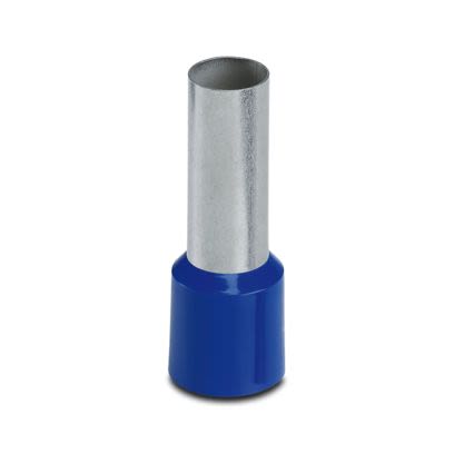 Phoenix Contact Insulated Ferrule, 25mm Pin Length, 10.3mm Pin Diameter, Blue [3200726]; 609-918