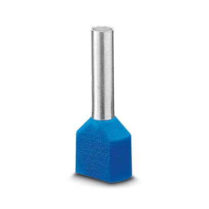 Phoenix Contact Insulated Ferrule, 12mm Pin Length, 2.9mm Pin Diameter, Blue [3200878]; 609-919