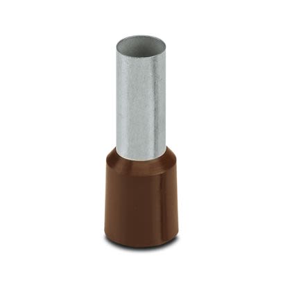 Phoenix Contact Insulated Ferrule, 16mm Pin Length, 7.3mm Pin Diameter, Brown [3201084]; 609-920