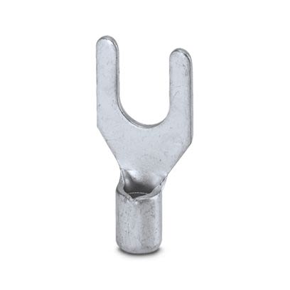 Phoenix Contact Uninsulated Fork Terminal, 13AWG to 9AWG, Silver [3240150]; 609-924