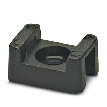 Phoenix Contact Black Cable Tie Mount 9.5 mm x 15mm, 5mm Max. Cable Tie Width [3240703]; 609-934