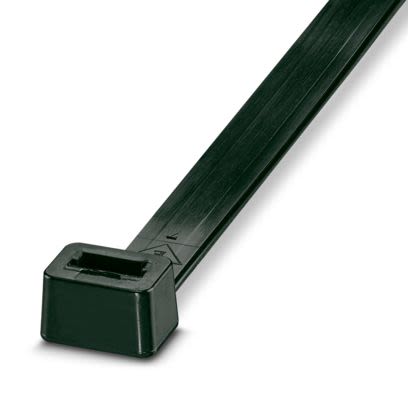 Phoenix Contact Cable Ties, Standard, 850mm x 12.6 mm, Black Polyamide, Pk-50 [3240731]; 609-940