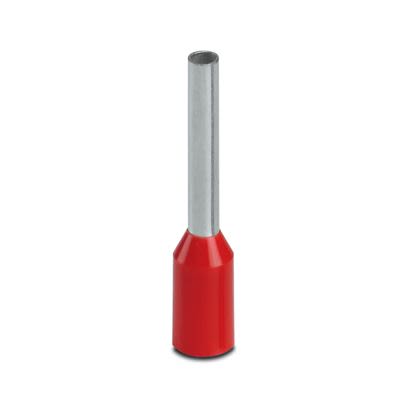 Phoenix Contact Insulated Ferrule, 10mm Pin Length, 1.5mm Pin Diameter, Red [3200182]; 609-961