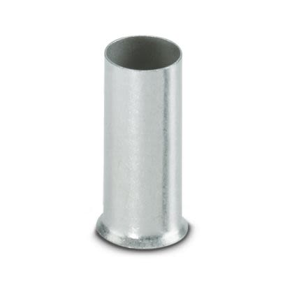 Phoenix Contact Ferrule, 18mm Pin Length, 7.3mm Pin Diameter, Silver [3200373]; 609-967