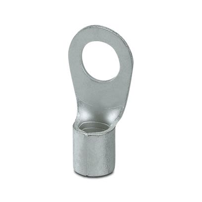 Phoenix Contact Uninsulated Ring Terminal, M10mm Stud Size, Silver [3240102]; 609-969