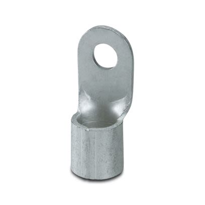 Phoenix Contact Uninsulated Ring Terminal, M10mm Stud Size, Silver [3240121]; 609-974