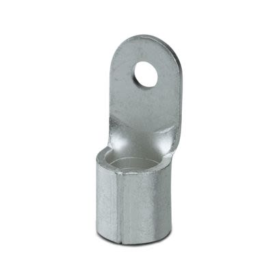 Phoenix Contact Uninsulated Ring Terminal, M8mm Stud Size, Silver [3240124]; 609-975