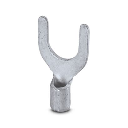 Phoenix Contact Uninsulated Fork Terminal, 17AWG to 13AWG, Silver [3240146]; 609-977
