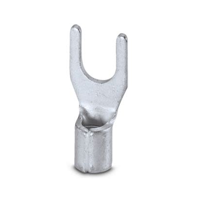 Phoenix Contact Uninsulated Fork Terminal, 13AWG to 9AWG, Silver [3240149]; 609-978