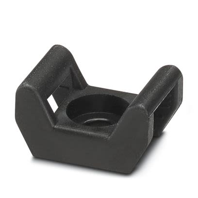 Phoenix Contact Black Cable Tie Mount 22.5 mm x 14.6mm, 9mm Max. Cable Tie Width [3240705]; 609-991
