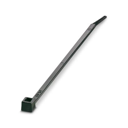 Phoenix Contact Cable Ties, Standard, 98mm x 2.5 mm, Black Polyamide, Pk-100 [3240733]; 609-998