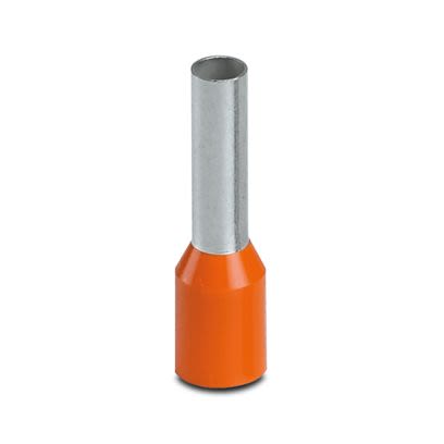 Phoenix Contact Insulated Ferrule, 10mm Pin Length, 2.8mm Pin Diameter, Orange [1213202]; 610-002
