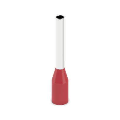 Phoenix Contact Insulated Ferrule, 12mm Pin Length, 1.7mm Pin Diameter, Red [2100070]; 610-009
