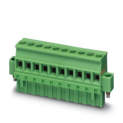 Phoenix Contact PCB Terminal Block, 2-Contact, 5.08mm Pitch, Push-In, 1-Row, Socket Termination [1912621]; 610-031