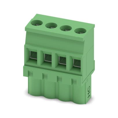 Phoenix Contact PCB Terminal Block, 4-Contact, 5.08mm Pitch, Push-In, 1-Row, Socket Termination [1912867]; 610-032