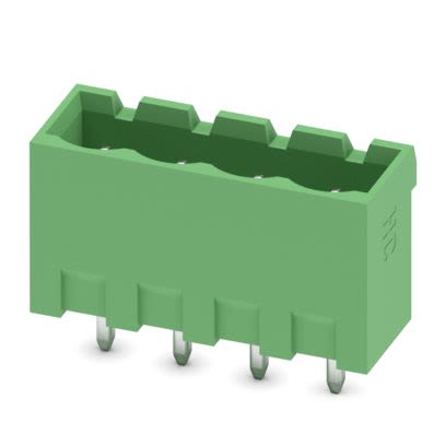 Phoenix Contact Straight Solder PCB Header, 4 Contact(s), 5.08 mm Pitch, 1 Row(s), Shrouded [1924321]; 610-035