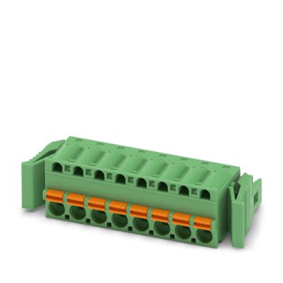 Phoenix Contact PCB Terminal Block, 8-Contact, 5.08mm Pitch, Push-In, 1-Row, Socket Termination [1925757]; 610-037