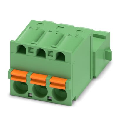 Phoenix Contact PCB Terminal Block, 3-Contact, 5.08mm Pitch, Push-In, 1-Row, Socket Termination [1925870]; 610-038