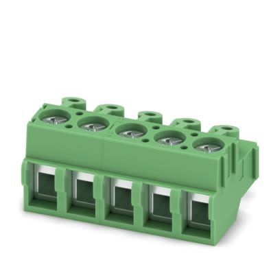 Phoenix Contact PCB Terminal Block, 5-Contact, 5mm Pitch, Push-In, 1-Row, Socket Termination [1934890]; 610-042