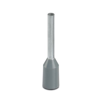Phoenix Contact Insulated Ferrule, 10mm Pin Length, 1.3mm Pin Diameter, Grey [3203299]; 610-074