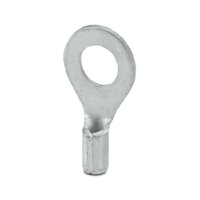 Phoenix Contact Uninsulated Ring Terminal, M5mm Stud Size, Silver [3240073]; 610-085