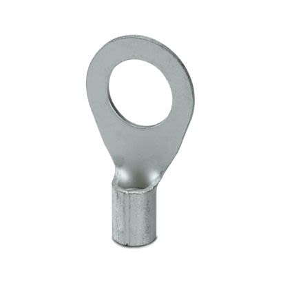 Phoenix Contact Uninsulated Ring Terminal, M12mm Stud Size, Silver [3240098]; 610-090