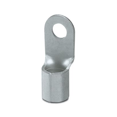 Phoenix Contact Uninsulated Ring Terminal, M8mm Stud Size, Silver [3240111]; 610-092