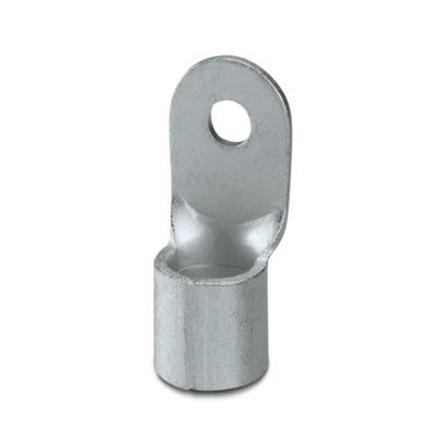 Phoenix Contact Uninsulated Ring Terminal, M8mm Stud Size, Silver [3240120]; 610-094