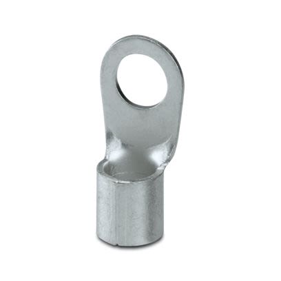 Phoenix Contact Uninsulated Ring Terminal, M16mm Stud Size, Silver [3240123]; 610-096