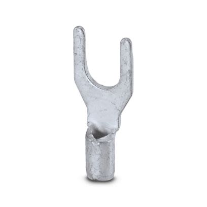 Phoenix Contact Uninsulated Fork Terminal, 20AWG to 17AWG, Silver [3240139]; 610-097