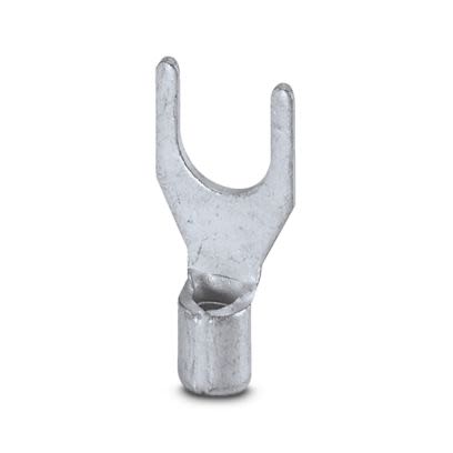 Phoenix Contact Uninsulated Fork Terminal, 17AWG to 13AWG, Silver [3240145]; 610-099