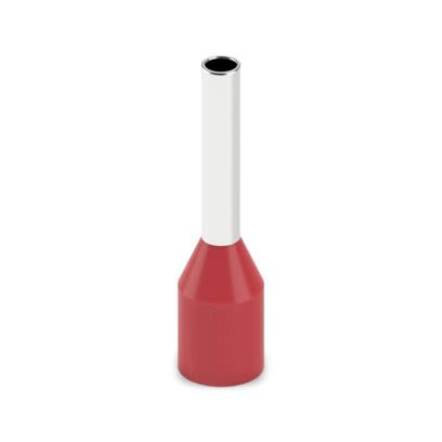 Phoenix Contact Insulated Ferrule, 8mm Pin Length, 1.5mm Pin Diameter, Red [2100091]; 610-129