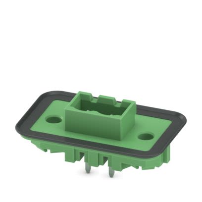 Phoenix Contact, 5.08mm Pitch, 2 Way, , Pluggable Terminal Block, Feed Through Header, Flange Mount, Plug In, Push In [1899139]; 610-138