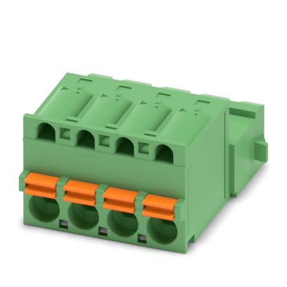 Phoenix Contact PCB Terminal Block, 4-Contact, 5.08mm Pitch, Push-In, 1-Row, Socket Termination [1925883]; 610-149