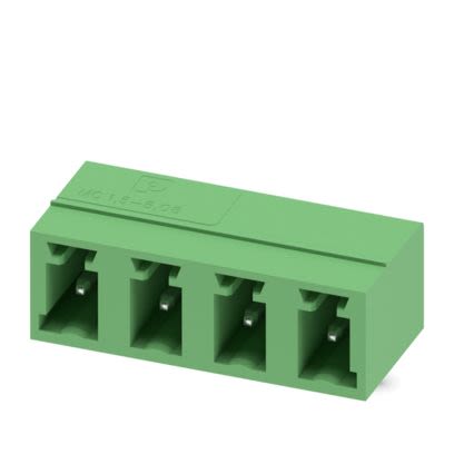 Phoenix Contact Straight Solder PCB Header, 4 Contact(s), 5.08 mm Pitch, 1 Row(s), Shrouded [1836202]; 610-163