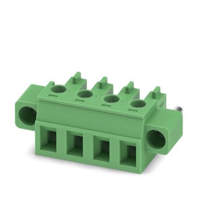 Phoenix Contact PCB Terminal Block, 4-Contact, 5.08mm Pitch, Push-In, 1-Row, Socket Termination [1847372]; 610-174