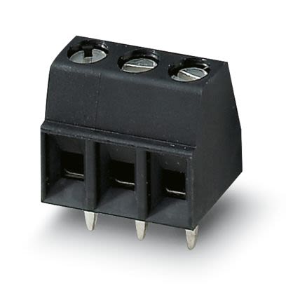 Phoenix Contact PCB Terminal Block, 4-Contact, 3.5mm Pitch, Wave Soldering, 1-Row, Plug In, Screw Termination [1820589]; 610-199