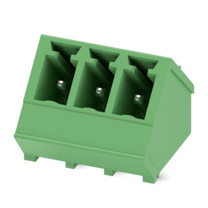 Phoenix Contact Straight Wave Soldering Mount PCB Header, 3 Contact(s), 3.81 mm Pitch, 1 Row(s), Shrouded [1827282]; 610-207