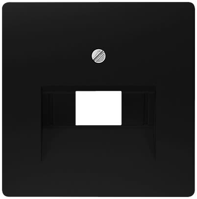 Siemens Black 1 Gang Cover Plate Thermoplastic Cover Plate [5TG2545-0SB]; 610-699